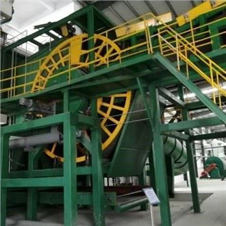 Ligne de production de laine de roche